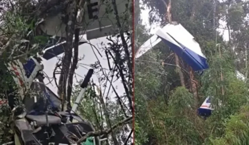 Avião de Santa Catarina cai no Paraná hoje, piloto morre em acidente